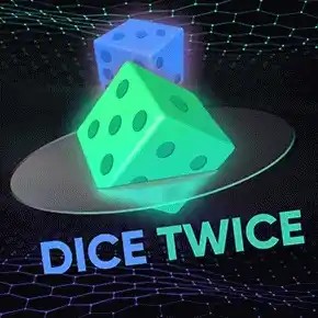 Crash Games logo of Dice Twice from Turbo Games at Tower Casino