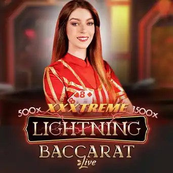 Lightning Baccarat logo by Evolution at Tower Casino