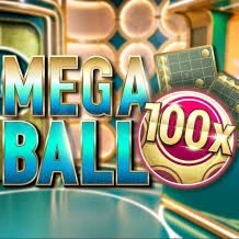 Mega Ball 100x slot icon by Evolution, available at Tower Casino