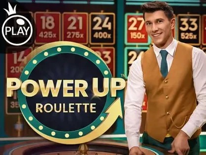 Enjoy Power UP Roulette by Pragmatic Play – logo hosted on towercasino.vip